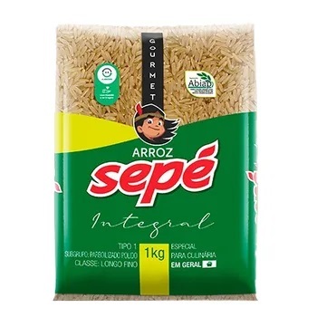 Arroz Integral Parboilizado Gourmet Sepé 1kg